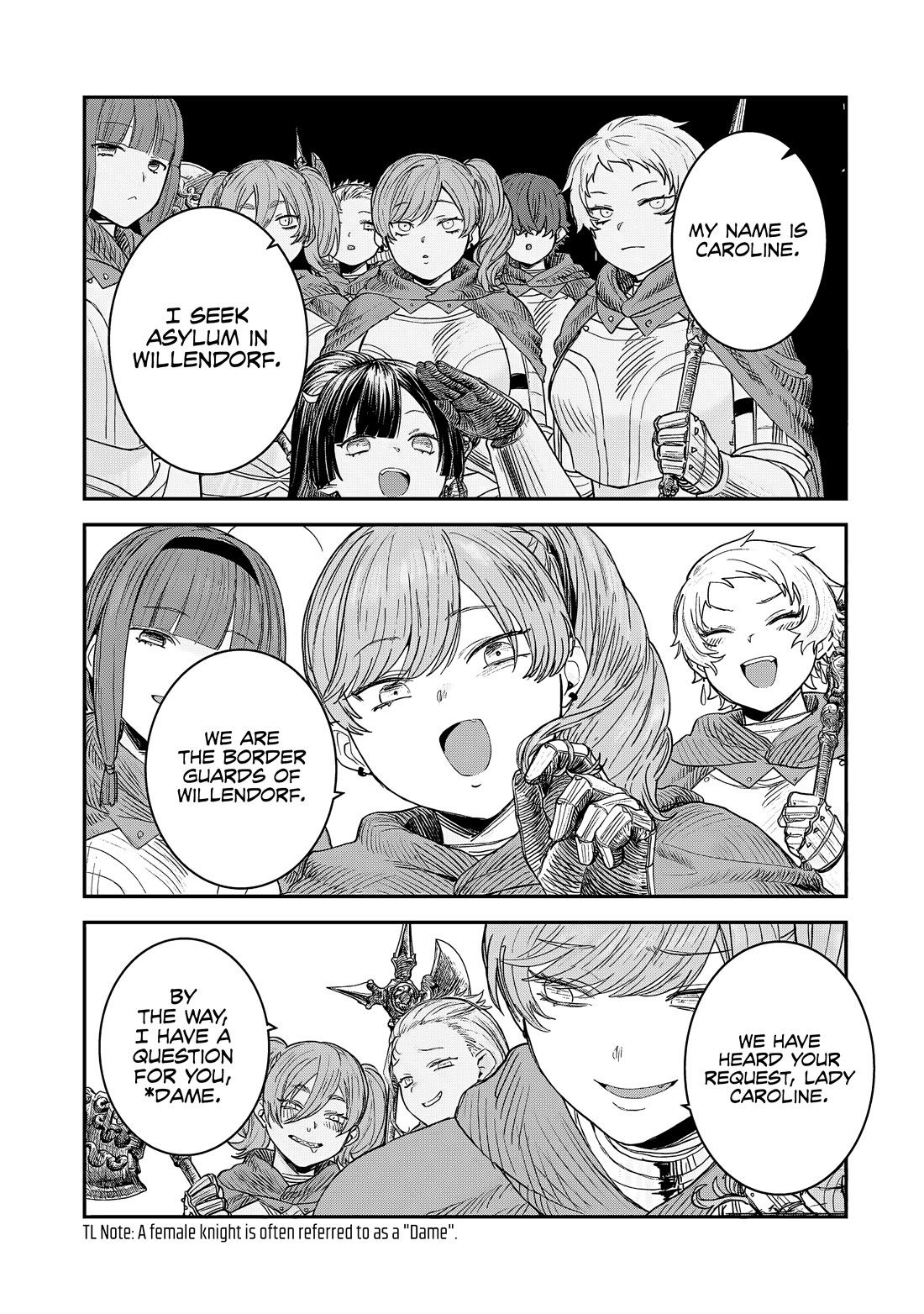 Virgin Knight who is the Frontier Lord in the Gender Switched World Chapter 10.1 - Page 4