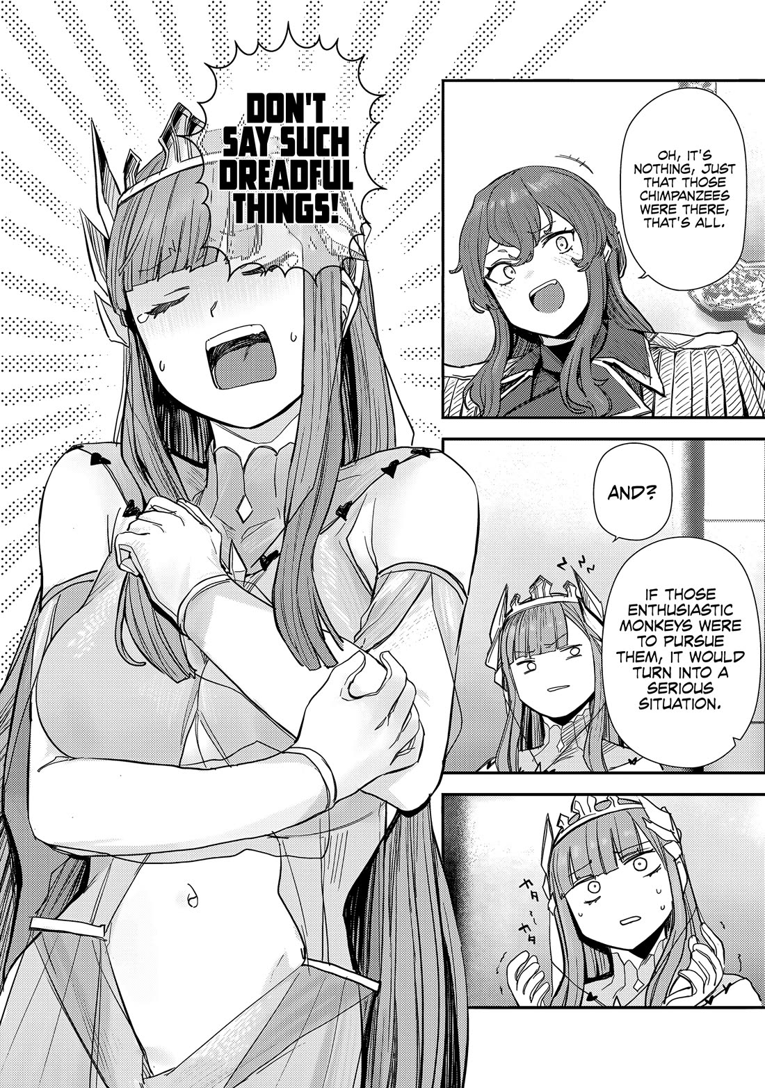 Virgin Knight who is the Frontier Lord in the Gender Switched World Chapter 7 - Page 9