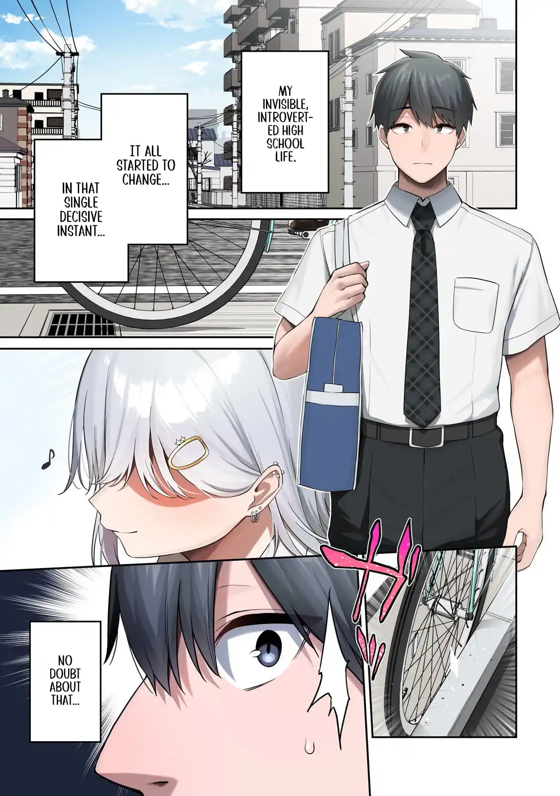 When I Repaired a Gal’s Bicycle, She Became Attached to Me Chapter 1 - Page 1