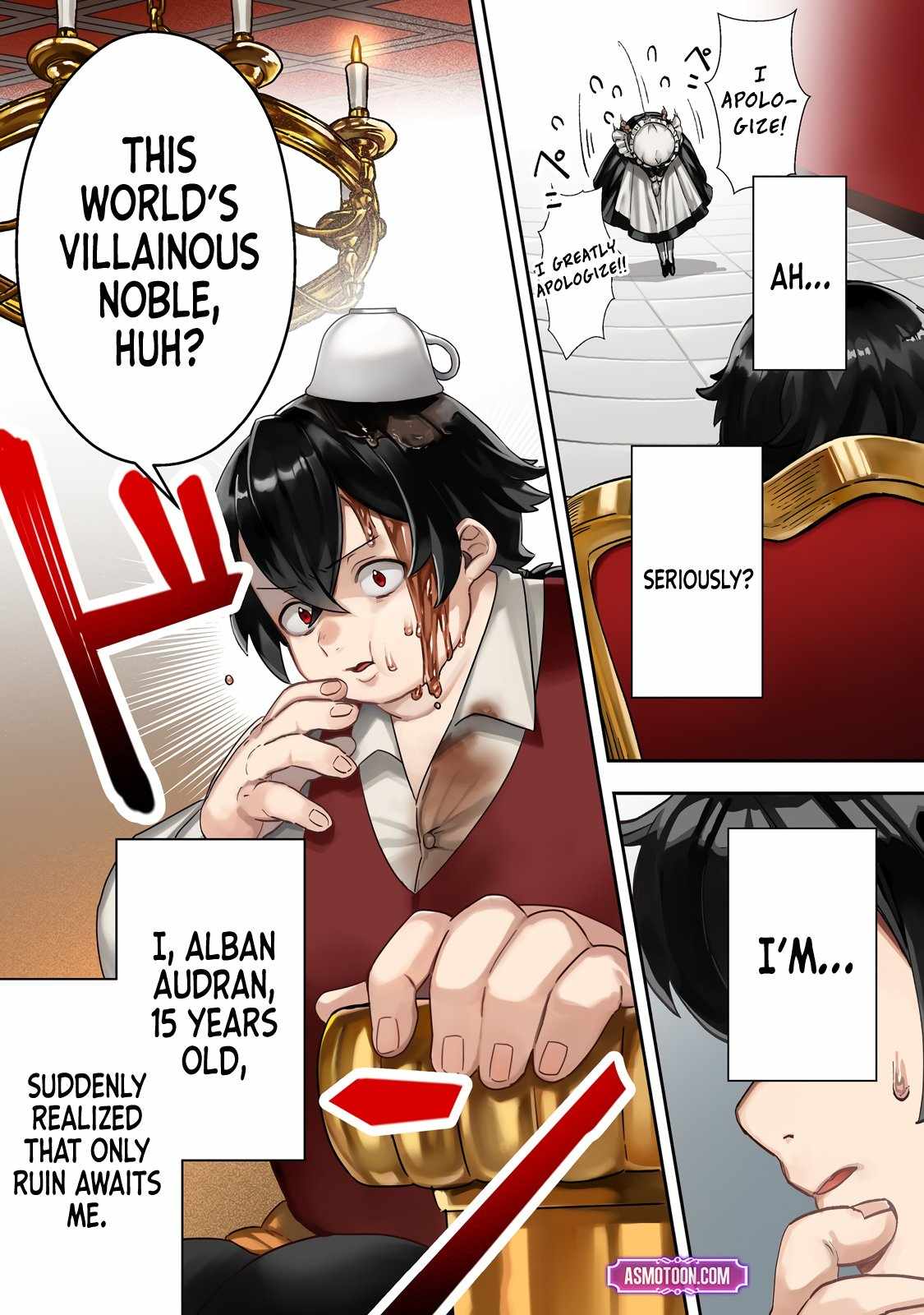 When I, the Lazy Villainous Noble, Got Married With the Villainous Young Lady Who Had Her Engagement Broken Off, We Became the Most Fearsome Couple Chapter 1 - Page 2