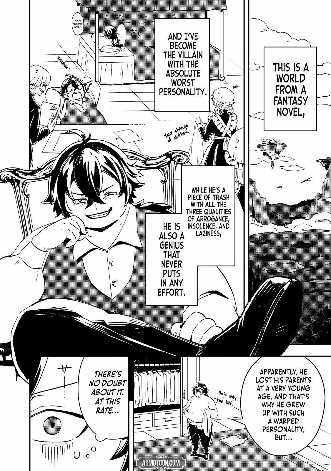 When I, the Lazy Villainous Noble, Got Married With the Villainous Young Lady Who Had Her Engagement Broken Off, We Became the Most Fearsome Couple Chapter 1 - Page 4