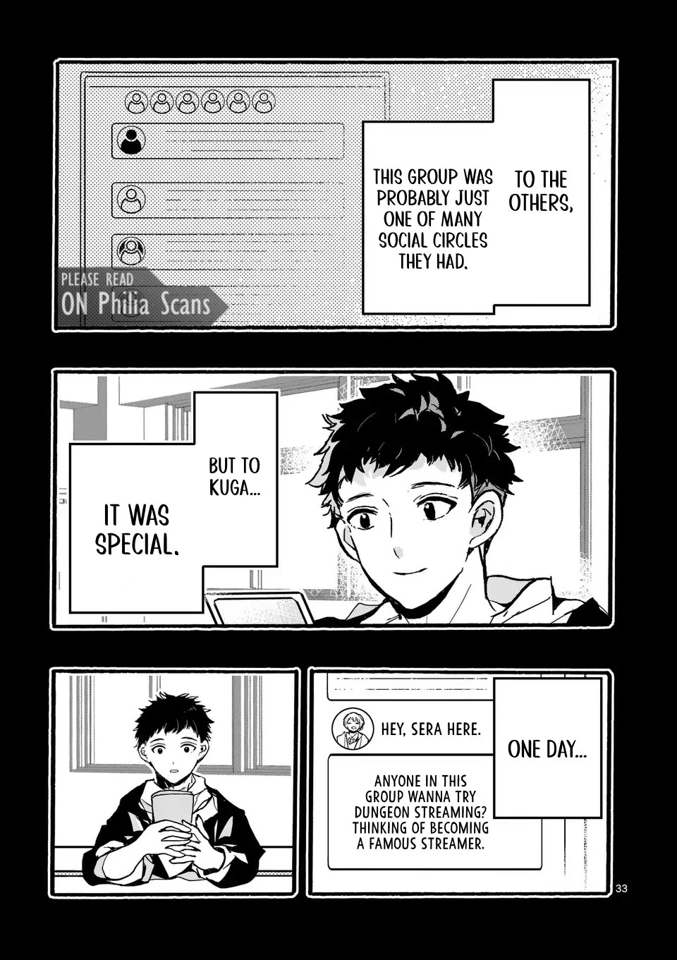 Yamiochi Yuusha no Haishin Haishin – Tsuihousare, Kakushi Boss Beya ni Hourikomareta Kekka, Boss to Tansakushagari Haishin wo Hajimeru Chapter 7.4 - Page 4