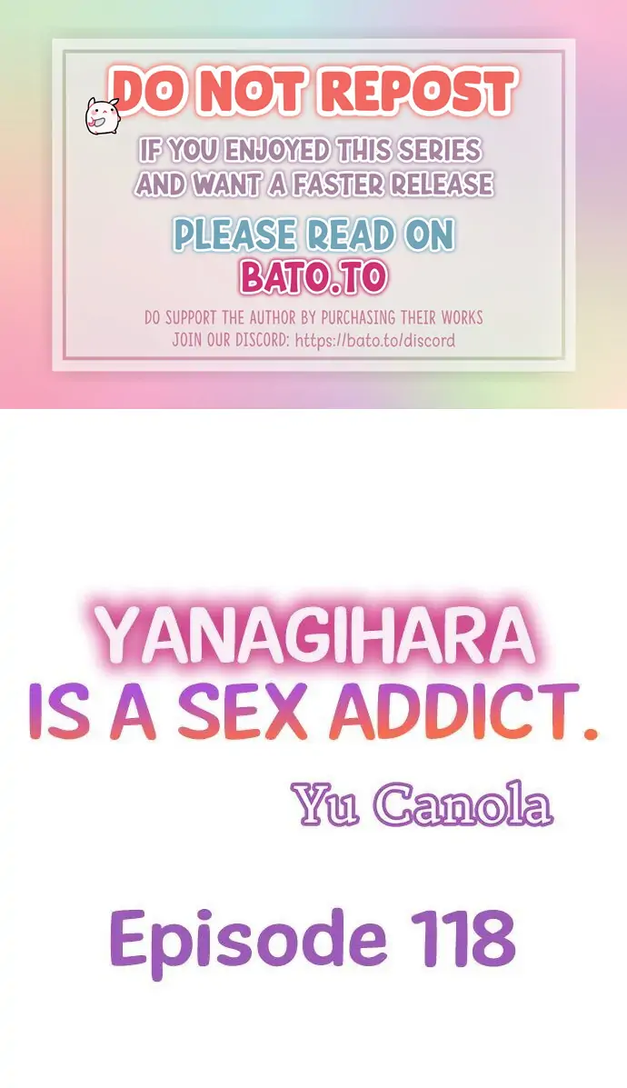 Yanagihara Is a Sex Addict Chapter 118 - Page 1