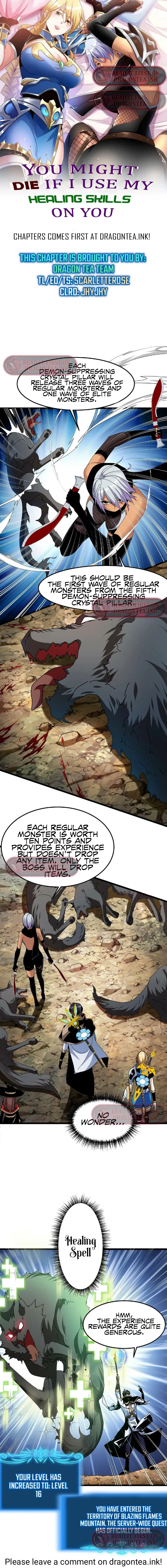 You Might Die if I Use My Healing Skills on You Chapter 34 - Page 1