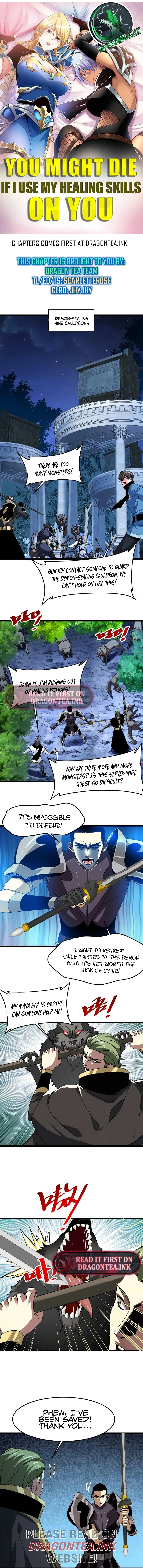 You Might Die if I Use My Healing Skills on You Chapter 43 - Page 1