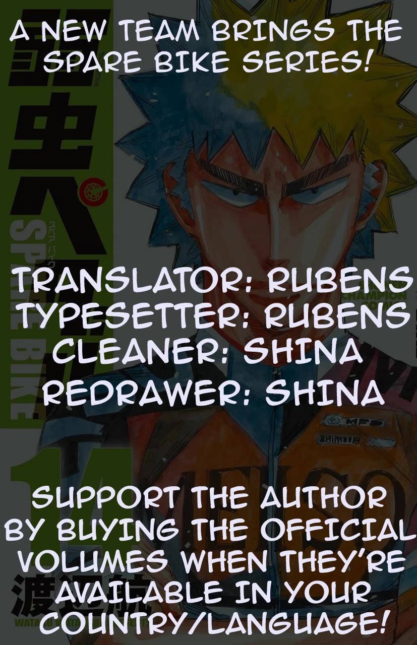 Yowamushi Pedal – Spare Bike Chapter 119 - Page 1