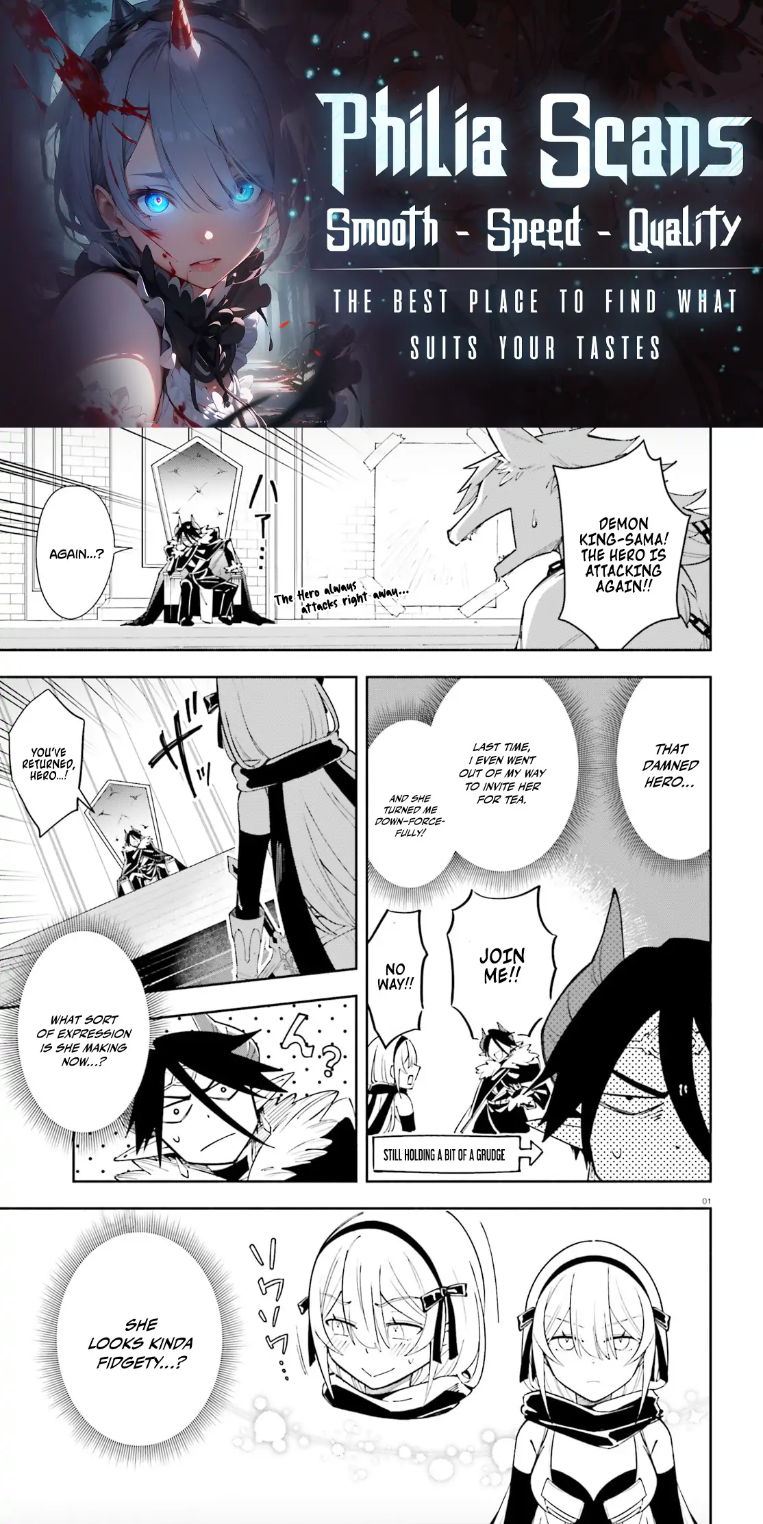 Yuusha wa Maou ga Sukirashii Chapter 3 - Page 1